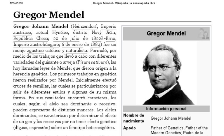 جريجور مندل,تاريخ علم الوراثة,البازلاء,الظرز المظهرية,فرضية مندل,بماذا كان يفكر العراب